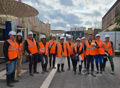 Visite chantier site JO 2024 - 2023 - Participants